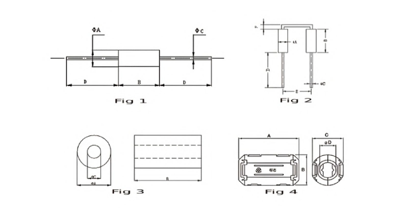 RH Series Leaded Ferrite Beads